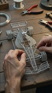 DIY Miniature F1 Race Car Wire Sculpture | Step-by-Step Crafting