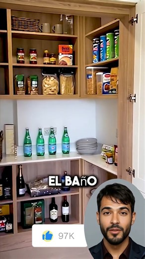 Como cuando el capintero hace una alacena en un pequeño espacio... #LifeHacks #Herramientas #Inventos #Tecnología #TipsÚtiles #Trucos #DIY #Innovación #SolucionesPrácticas | Ideas Tecno