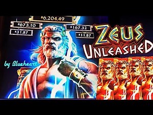 ★ NEW! ★ ZEUS UNLEASHED slot machine LIVE PLAY with BONUS WINS!