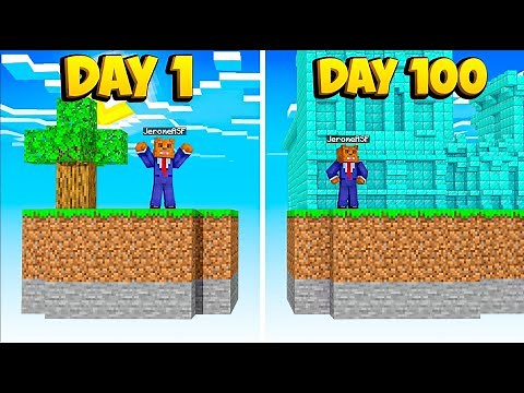 I Survived 100 Days In Minecraft SkyFactory