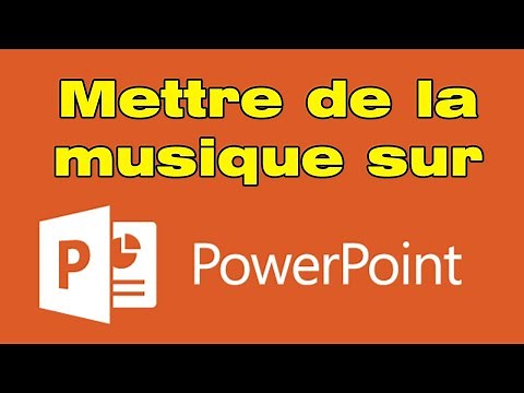 Comment mettre de la musique sur un diaporama PowerPoint (insérer audio PowerPoint)