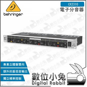 數位小兔【Behringer CX2310 V2 電子分音器】分頻器 單聲道 百靈達 耳朵牌 立體聲 公司貨 德國 分音-Yahoo拍賣