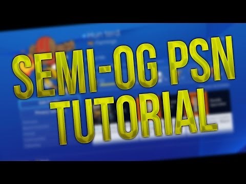 How to make your own Semi-OG Usernames! [PSN Tutorial] + Giveaway!