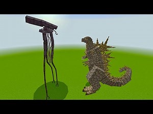 TRIPOD vs GODZILLA in Minecraft Bedrock War of the Worlds Addon