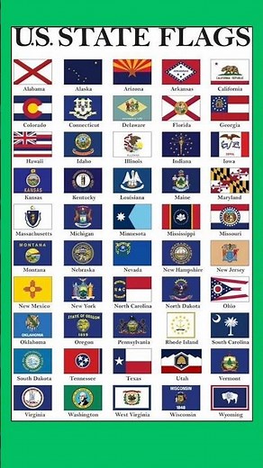 USA 50 States Flags #ytshorts