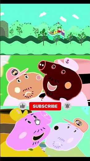 Peppa pig -Grandpa Pig's Boat Race Against Grandpa Dog! #peppapig #effects #parody #animation #funny