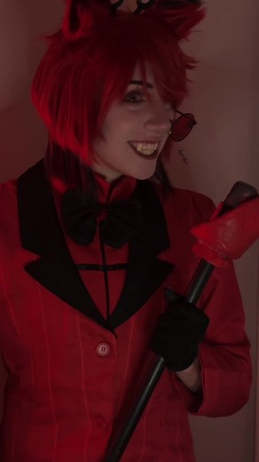 live at 9pm est tonight pookies #hazbinhotel #hazbinhotelcosplay #alastor #alastorcosplay #alastorhazbinhotel #hazbin #hazbincosplay #fyp