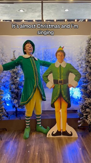 Buddy the Elf is spreading Christmas cheer by singing loud for all to hear!✨💚🎄 ❄️Running now through December 25❄️#holidayseason #buddytheelf #elf #elfthemusical #musical #theatre #musicaltheatre #broadwaypalm #broadwaymusical #swfl #florida #christmas #fortmyers #showtime | Broadway Palm Dinner Theatre