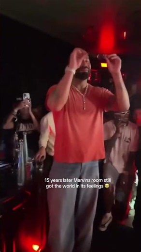 Drake was in awe when the fans sang Marvins Room