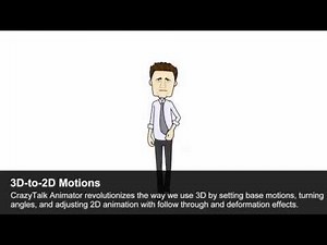 CrazyTalk Animator 2 Functional Project - 3D to 2D Motion