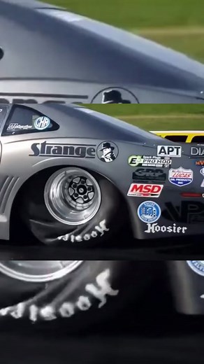 Slow motion deformation of Top Fuel and Funny Car drag racer tires during launch. #engineer #engineering #howitsmade #dragrace #dragracing #topfuel #funnycar