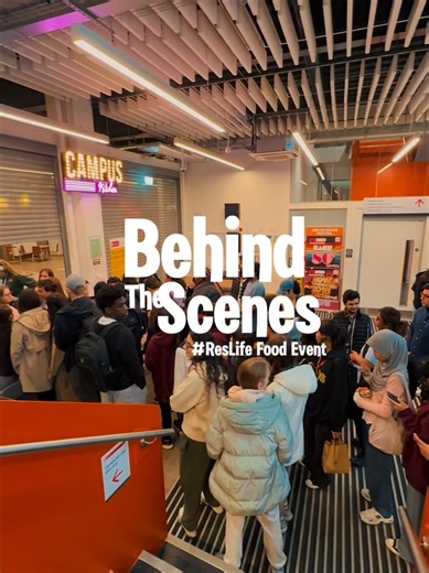 Ever wondered how your ResLife Team gets ready for a food night 👀 #reslife #universityofleicester #foodevent