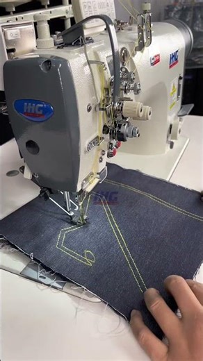 Double Needle Sewing Machine Split Needle Bar Auto Turning Auto Needle Bar #Shorts