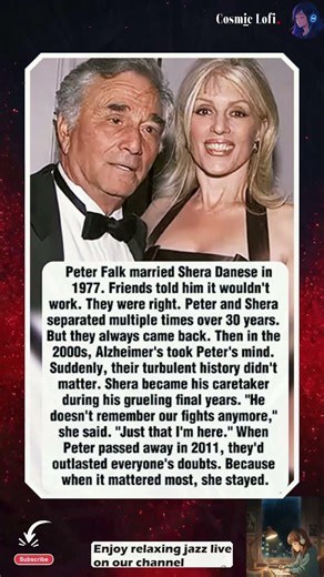 When Alzheimer's took him, she refused to leave