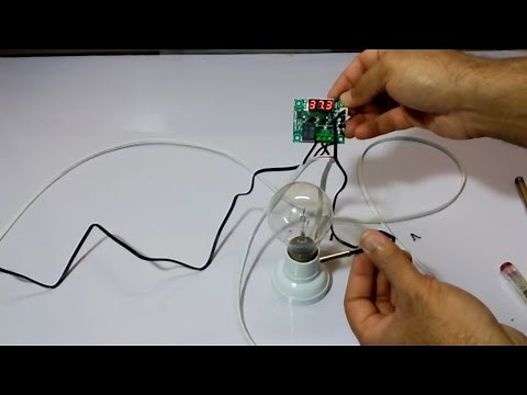 how to wire w1209 for homemade incubator