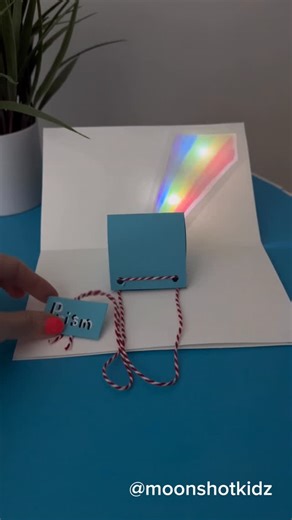 DIY electronics, stem and science activities for beginners on Instagram: "DIY “3D prism” interactive card. Easy and fun paper circuit project for beginners. You will need: - 2 LED pads by Chibitronics - Conductive fabric tape by Chibitronics - Coin cell battery 3v (CR2032) by Chibitronics - Reed Switch (normally open) - Magnet - Paper - Tracing paper - Markers - Thread Warning: this project should be done under adult supervision. ©️ @Moonshotkidz – All rights reserved. Reproduction, distribution