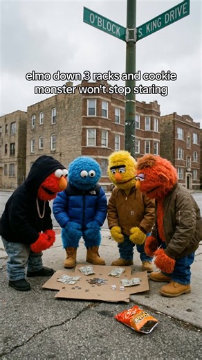 the block don't sleep #oblockpuppets #sesamestreet #hiphop #fyp | hip hop