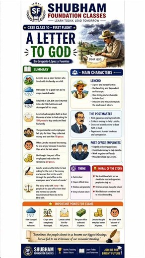 A Letter to God | Most Important Questions & Answers | Class 10 English | CBSE 2026 Exam Preparation