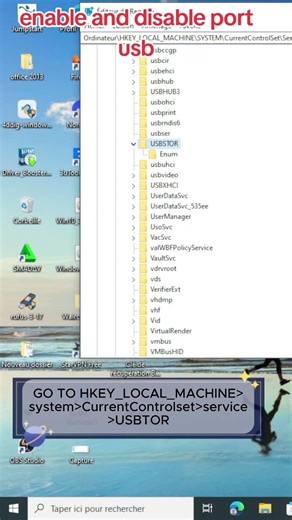 how to enable and disable port usb