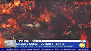 2.8K views · 38 reactions | DEADLY CONSTRUCTION SITE FIRE: At least one construction worker is dead after a massive fire engulfed a partially-built apartment complex in North Carolina. ABC’s Andrew Dymburt has what we know so far. | World News Now | Facebook