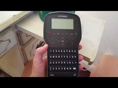 Troubleshooting a Dymo label maker - fixing white line in the middle of the letters