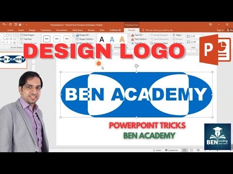 Design a Clean Logo in PowerPoint Using Shapes & Text (No Photoshop!)