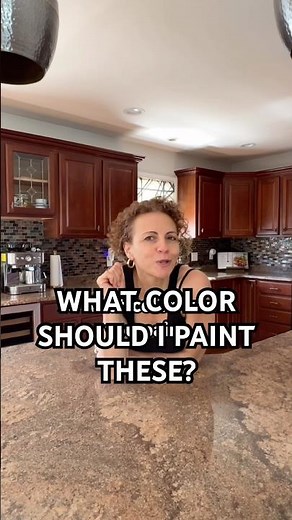 What Color Should I Paint These Cherry Kitchen Cabinets?