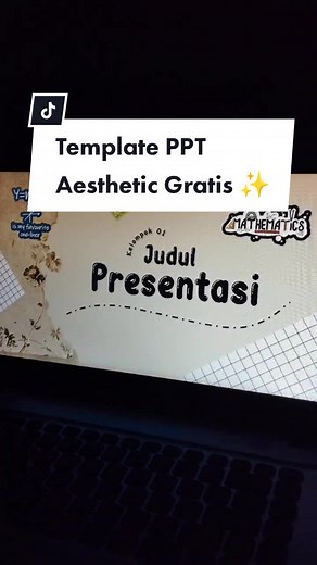 Template PPT Aesthetic Gratisss dari myaesthetictemp ✨✨✨ #font #tutorial #pptgratis #fontaesthetic #powerpointtutorial #templatepptgratis #powerpointanimation #mahasiswa #powerpoint #studygram #desaingrafis #ppt #pptaesthetic #pelajar #designppt #designpowerpoint #fyp #powerpointpresentation
