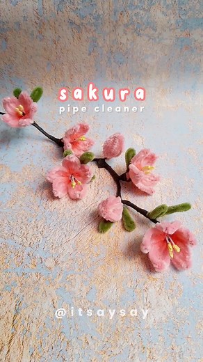 DIY Sakura Cherry Blossom Flowers Tutorial