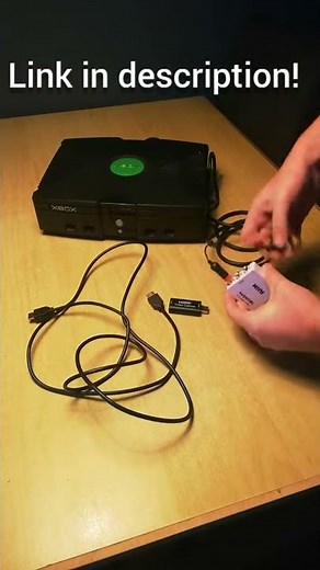 Connect original Xbox to TV and PC (HDMI+USB)