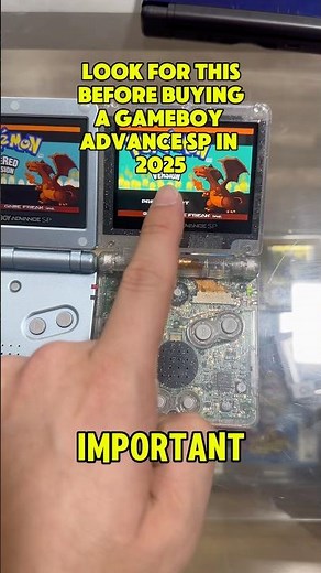Look for this before buying a Gameboy Advance SP in 2025
