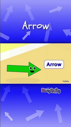 Arrow Shape Song | Learn Shapes | #Education #Shapes #Kids #English | BerryAppley