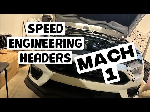 Installing Speed Engineering Headers on Mach 1 Mustang (DuMPs)