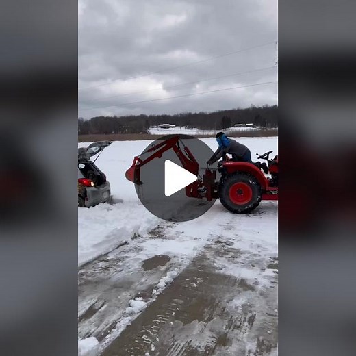 Efficient Way to Get a Car Unstuck from Snow