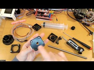 DIY ceramic 3D printer 012 - 60cc plunger clay extruder