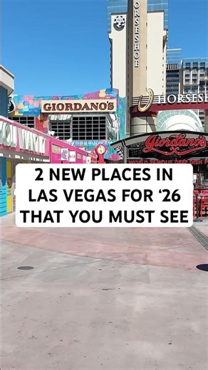 2 NEW Places in Las Vegas 2026 that you should visit #lasvegas #shorts