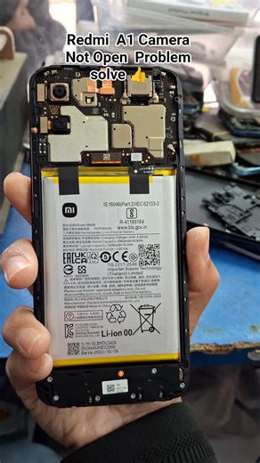 Redmi A1 Camera problem solution 👍📱 #viralvideo #smartphone #astechnology #mobilerepair #repair