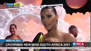 17K views · 107 reactions | The crowning of Miss SA 2021 is taking place at the Grand West Arena in Cape Town. Current Miss SA, Shudufhadzo Musida is expected to hand over the reins to her successor this evening. eNCA @Nobesutu_Hejana is on the red carpet ahead of the competition and joins us. #DStv403 | eNCAnews | Facebook