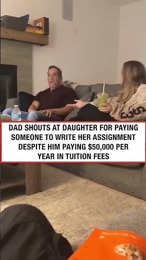POV: Your dad found out you paid someone to write your assignment for you 💀⁠ (🎥: CONTENTbible)