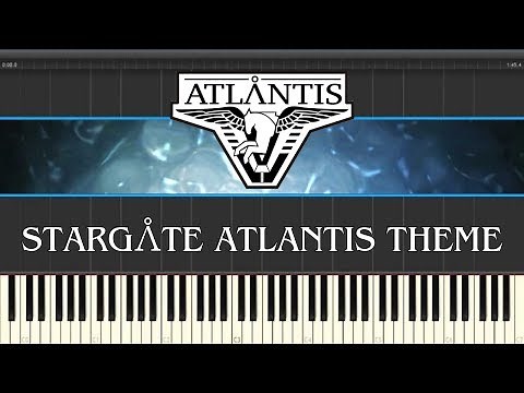 How to play Stargate Atlantis theme on piano | Synthesia