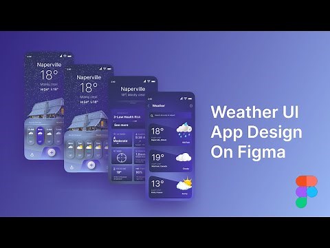 Weather UI App Design On Figma