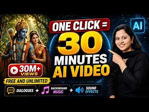 Create Long AI Videos (30 Min) using Just 1 Prompt ( With VoiceOver + BG Music )