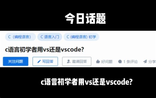 c语言初学者用vs还是vscode