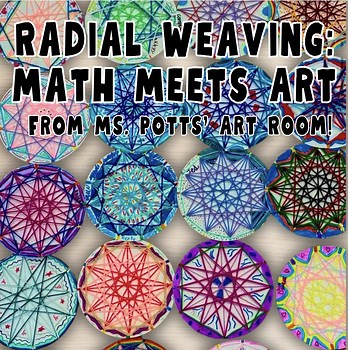 Radial Weaving Art + Math Project | Patterns, Symmetry & Dot Day Activity!