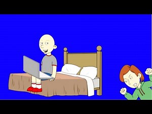 classic caillou creates a youtube channel whiles grounded