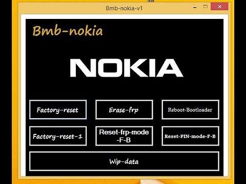 BMB Nokia Tool v1 For Erase Frp | Factory Reset | Wipe Data | Reset Pin