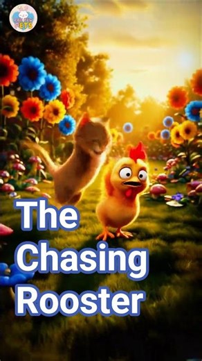 The Chasing Rooster - #rooster #chicken #funnyvideo #funnyanimals #animals #pixarvibes #animation