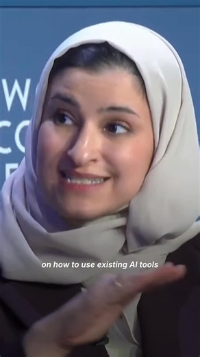 Sarah Al Amiri explains that AI literacy is now part of the curriculum for more than 280,000 students and educators to aid in understanding how and when to use it. | The National