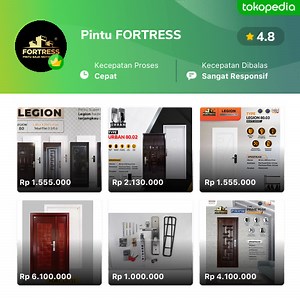 Fortress Pintu Baja - Produk Resmi & Terlengkap | Tokopedia