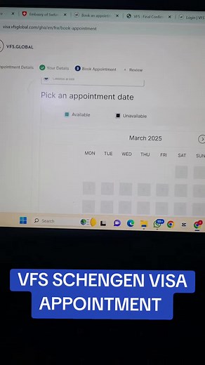 VFS Schengen Visa Appointment Details in Accra, Ghana